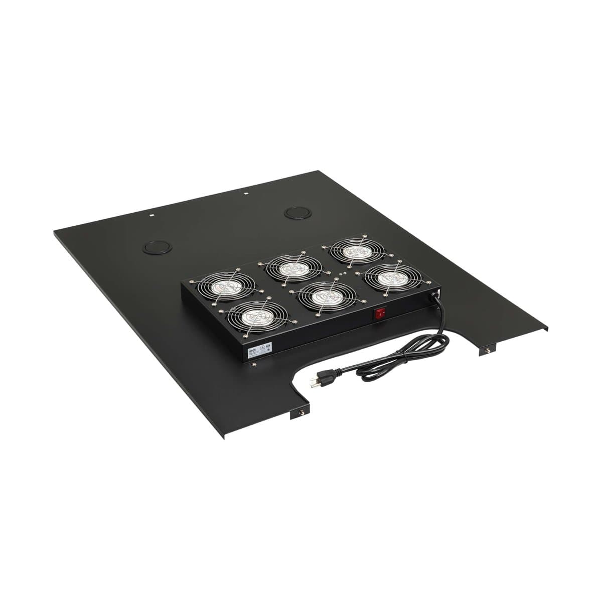 Eaton Roof-Mounted Fan Panel 120V Wide Rack Enclosure Cabinets 6 Fans