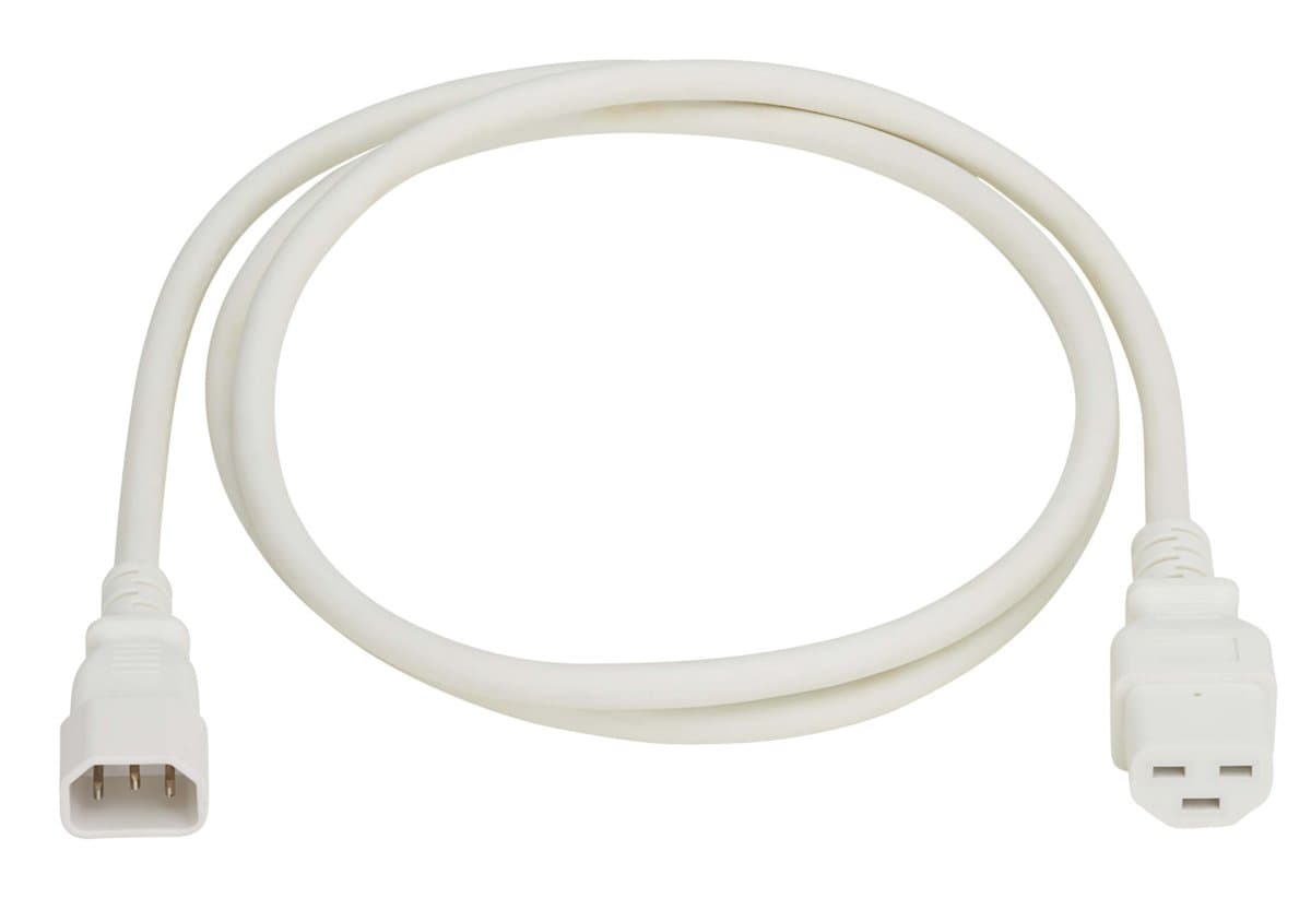 Eaton Power Cord C14 to C21, 15A 250V, 14AWG, 5ft, Heavy-Duty