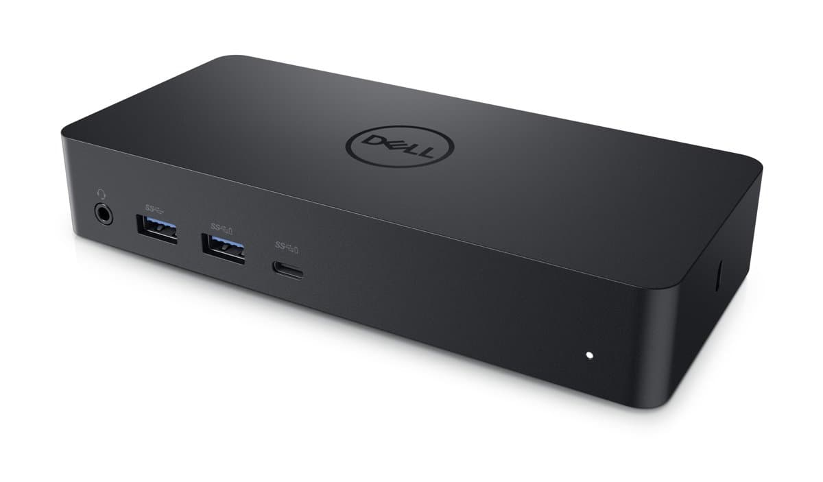 Dell D6000 Universal Docking Station, USB-C, 4K Display Support, Gigabit Ethernet, Kensington Lock