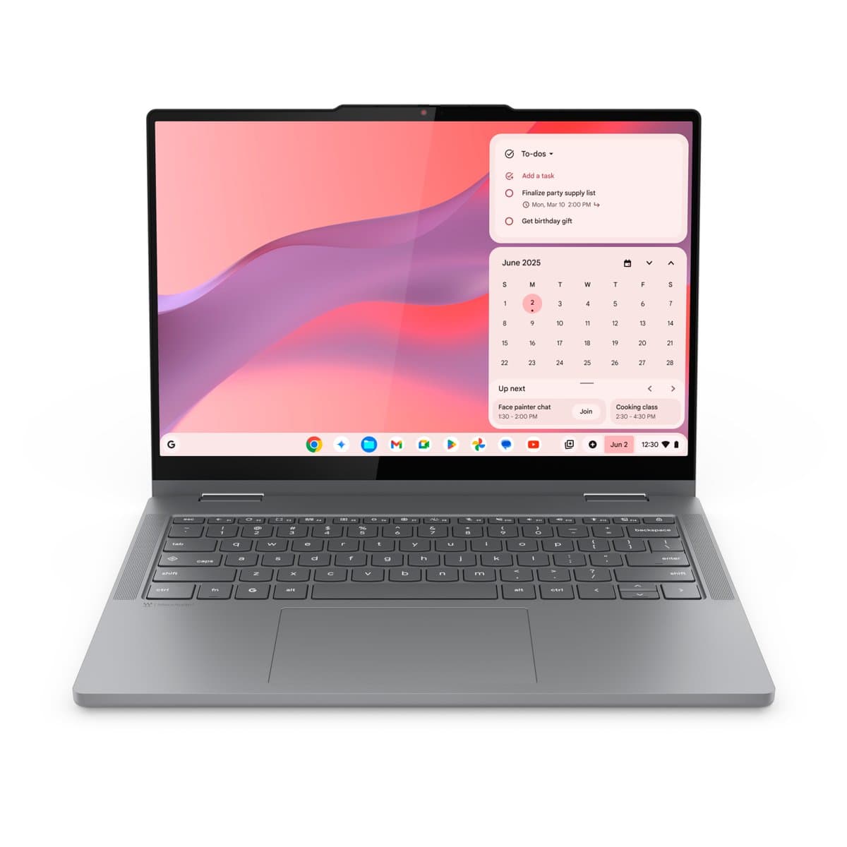Lenovo Chromebook Plus 2-in-1 14, Intel Core 5 120U, 8GB LPDDR5, 256GB SSD, WUXGA Touch
