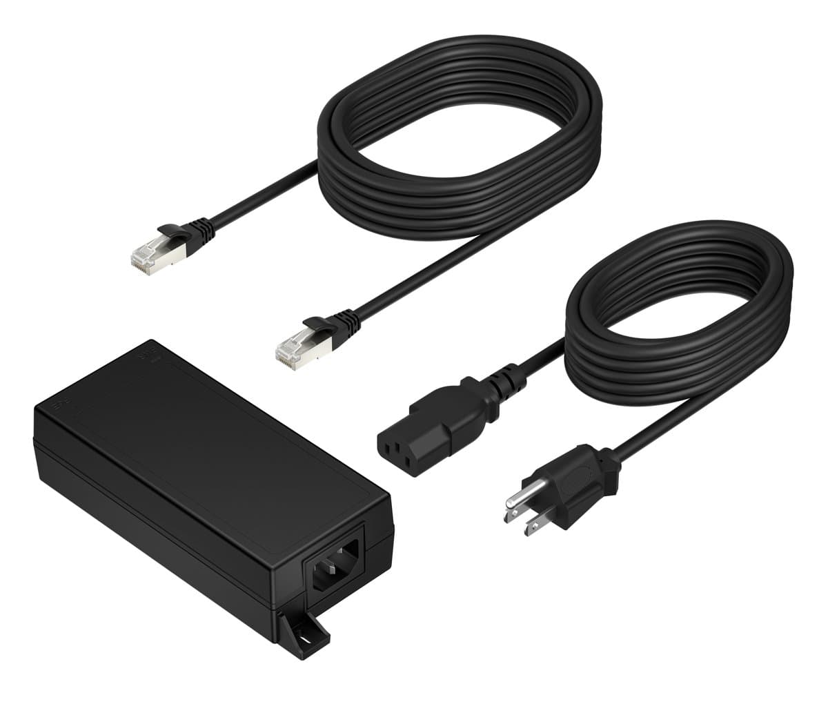 HP Poly PoE++ 65W 2.5G Adapter Kit, 3.66m CAT6A Cable + Power Cord