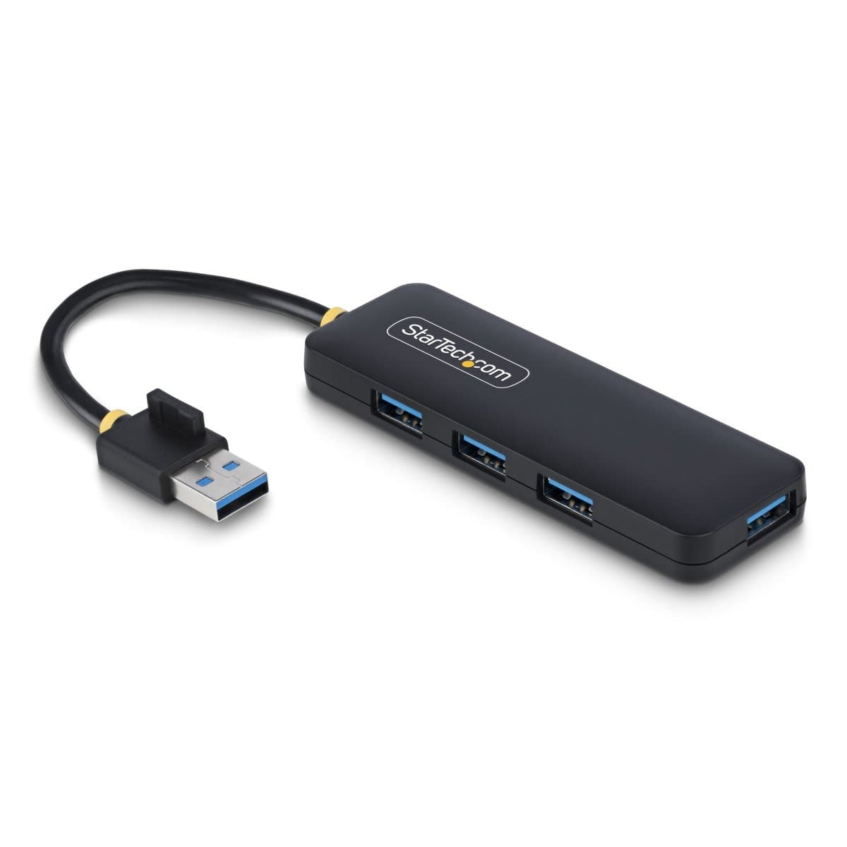 StarTech Compact 4-Port USB-A 3.0 Travel Hub, 5Gbps, Bus-Powered, OCP