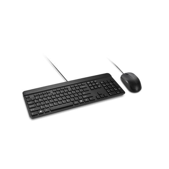 Kensington KM201 Wired Desktop Set, Keyboard, Mouse, USB, TAA Compliant