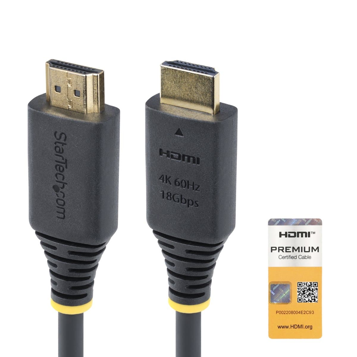 StarTech 30ft Active High Speed HDMI Cable, 4K 60Hz, HDR10, HDMI 2.0, 18Gbps