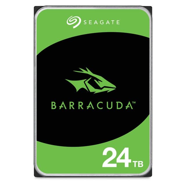 Seagate 24TB Barracuda Desktop Internal HD SATA 3.5in