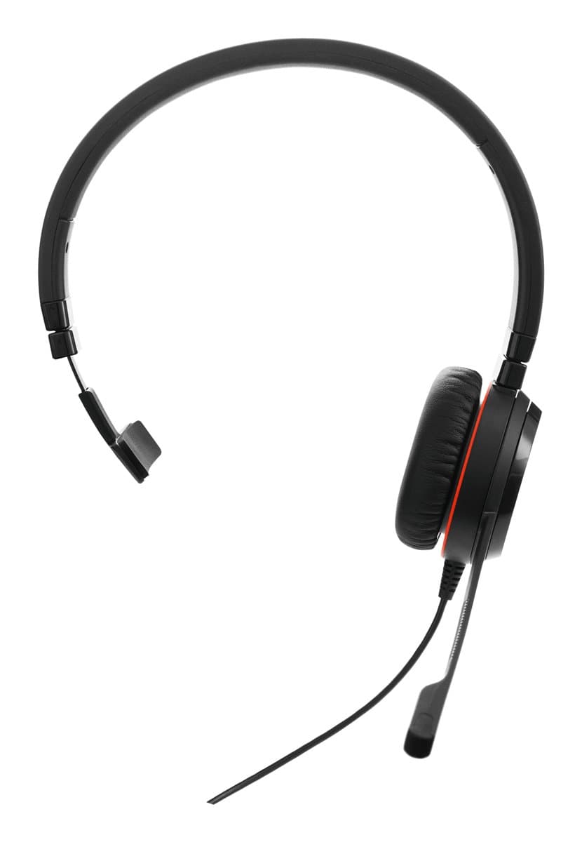 Jabra Evolve 30 II MS Mono, Wired USB-C/USB-A + 3.5 mm Headset, MS Teams, Black