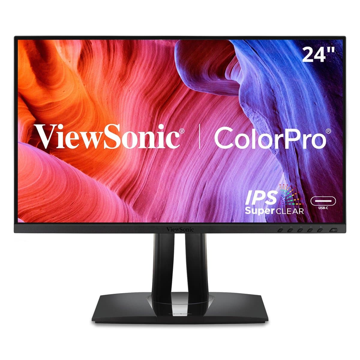ViewSonic 24in Full HD IPS Monitor With USB-C DisplayPort HDMI USB-A
