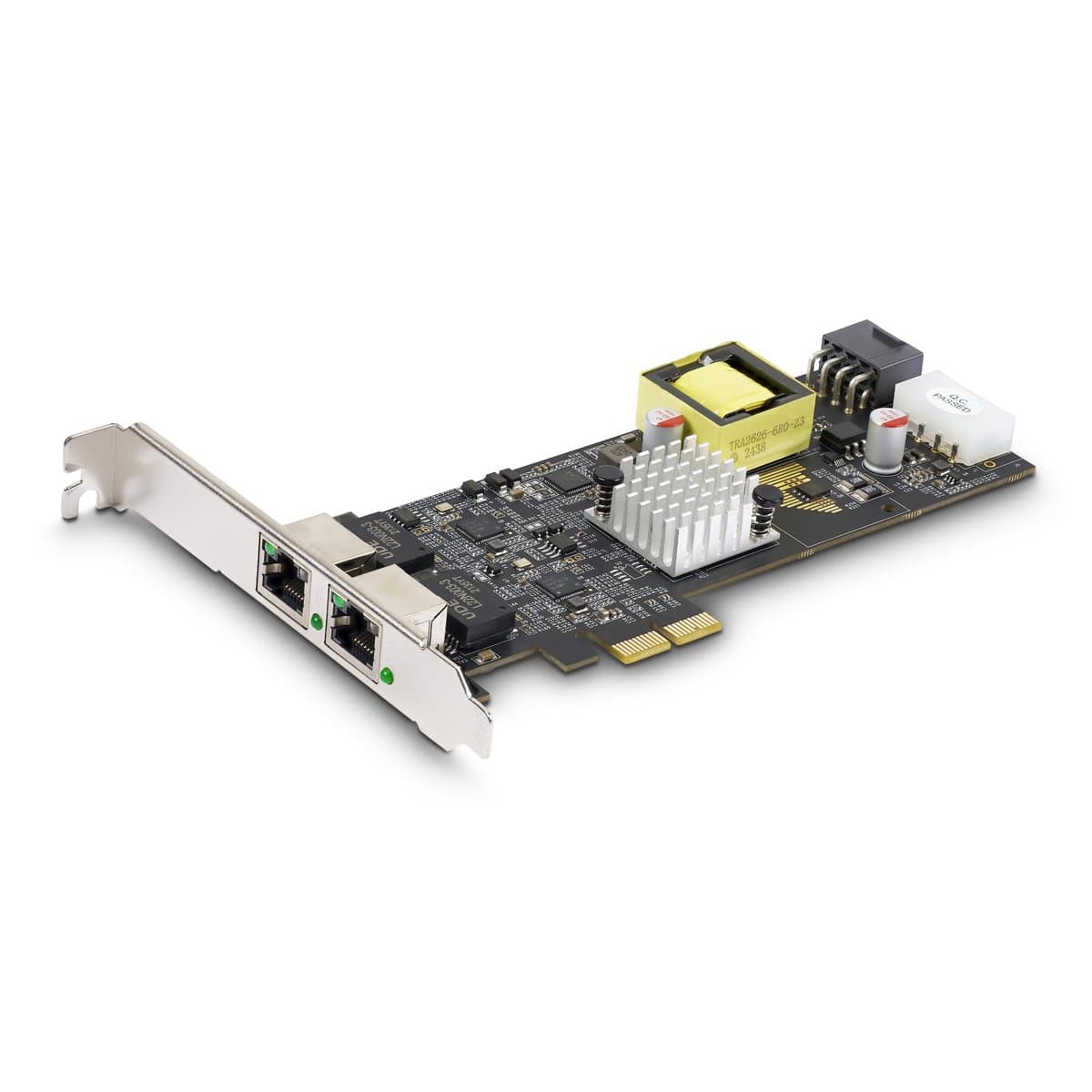 StarTech 2-Port 2.5Gbps Network Card, PoE+, PCIe, Intel I225-V