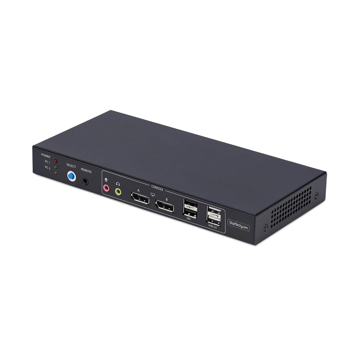 StarTech 2-Port DisplayPort KVM, 4K 60Hz, Dual-View Matrix, 4x USB