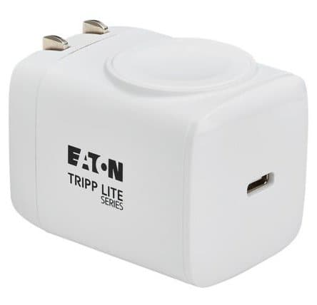 Eaton 1-Port USB Wall/Travel Charger USB-C 30W 3W Apple Watch Charging