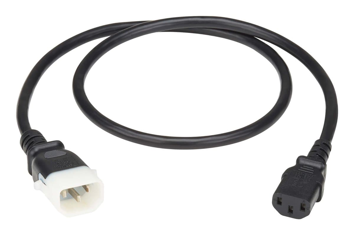 Eaton PDU Power Cord C13 P-Lock C14 N.a. Eu Rated 10A 250V 4ft Black