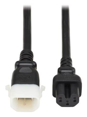 Eaton Heavy-Duty PDU Power Cord, C15 to C14 P-Lock, 15A 250V, 6ft, 14AWG