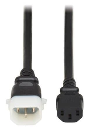 Eaton PDU Power Cords C13 P-Lock C14 Heavyduty 15A 250V 2ft Black 6 Pack