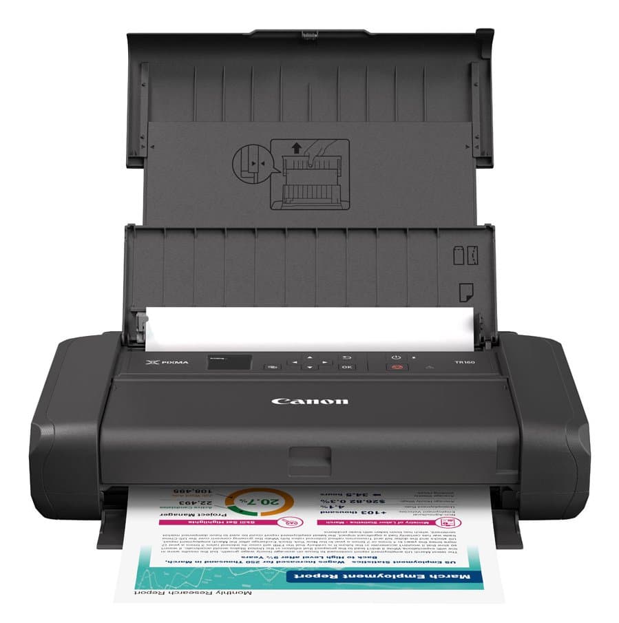 Canon PIXMA TR160 Portable Wireless Inkjet Printer, 4800×1200 DPI, Wi-Fi