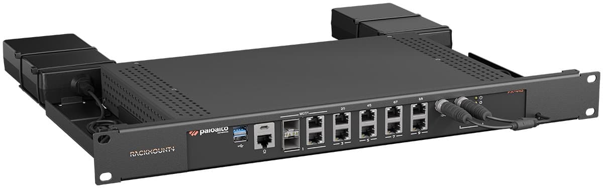 Rackmount.IT RM-PA-T15, 19" Rack Mount Bracket, Black, 1.01 kg
