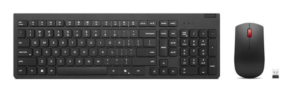 Lenovo EOS3, Wireless Keyboard & Mouse Combo, 2.4GHz, Full-Size