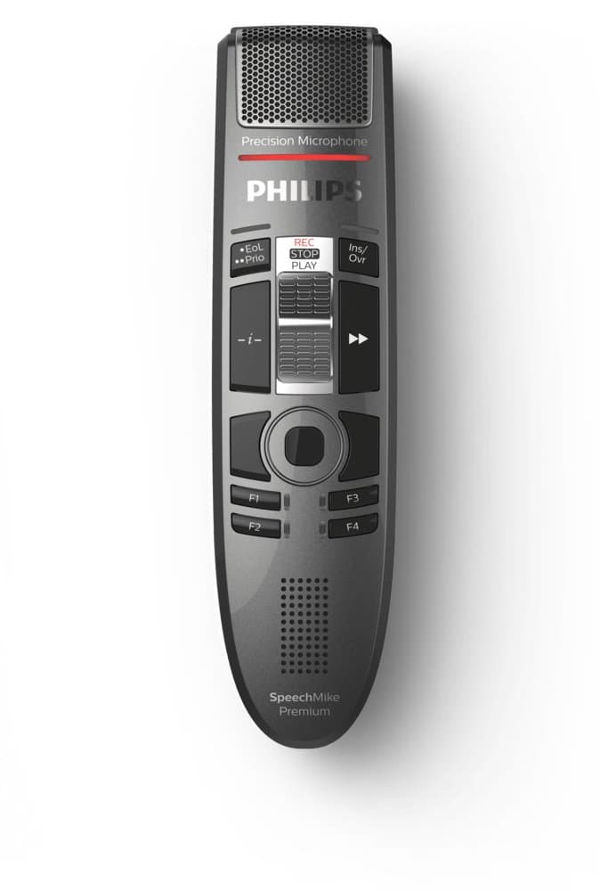 Philips SpeechMike Premium Touch, USB Microphone, 70dB SNR, 200–12000Hz, 200mW