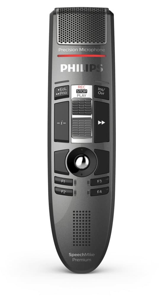 Philips SpeechMike Premium Microphone, 70 dB SNR, 200–12000 Hz, USB Type-A
