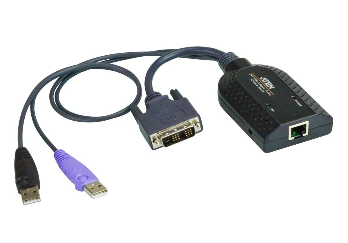 ATEN KA7166, DVI-D USB KVM Adapter, Virtual Media, Smart Card/CAC