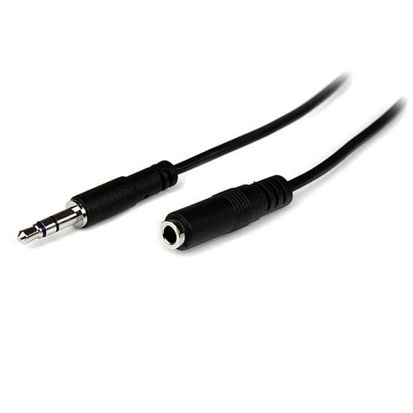 StarTech 3.5mm Stereo Extension Cable, 2 m, Male-Female, Slim