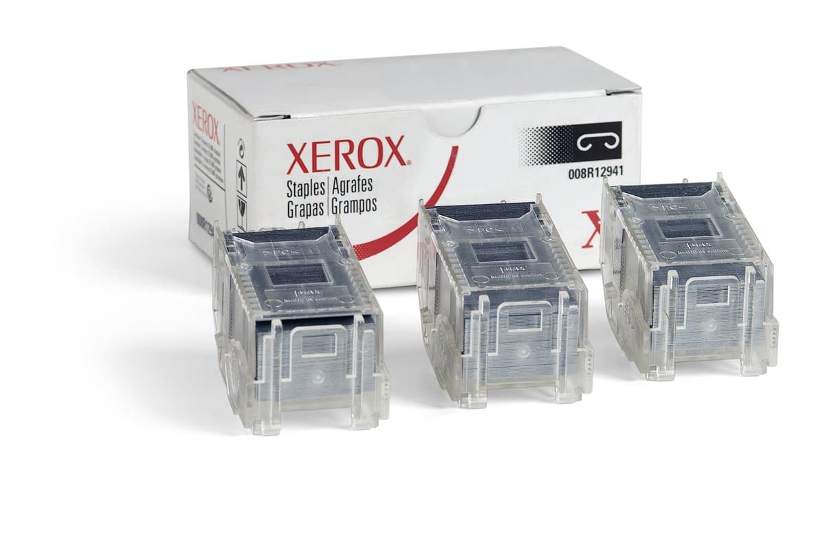 Xerox Staple Pack for Phaser 5500 and 7760, 15000 Staples, Metal, Fixing