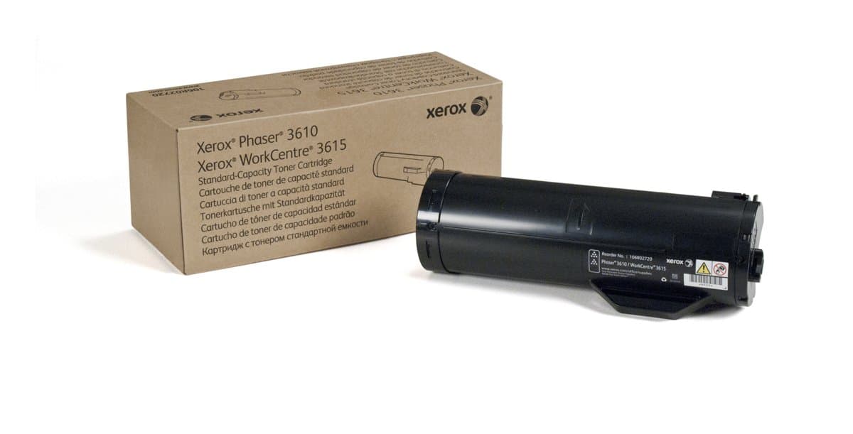 Xerox Phaser 3610/WorkCentre 3615 Black Toner Cartridge, Standard Capacity, 5900 Pages
