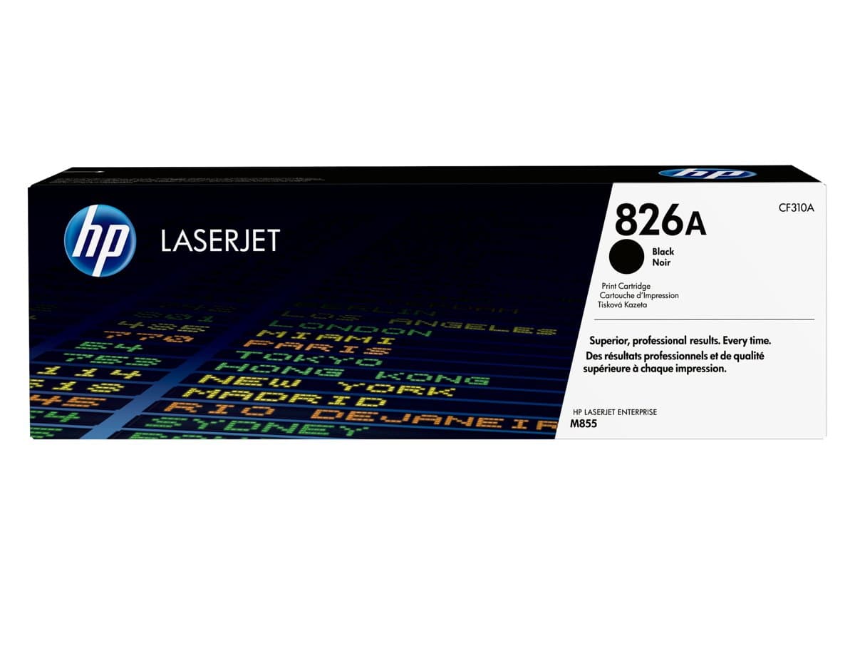 HP 826A Black Original LaserJet Toner Cartridge, 29000 pages