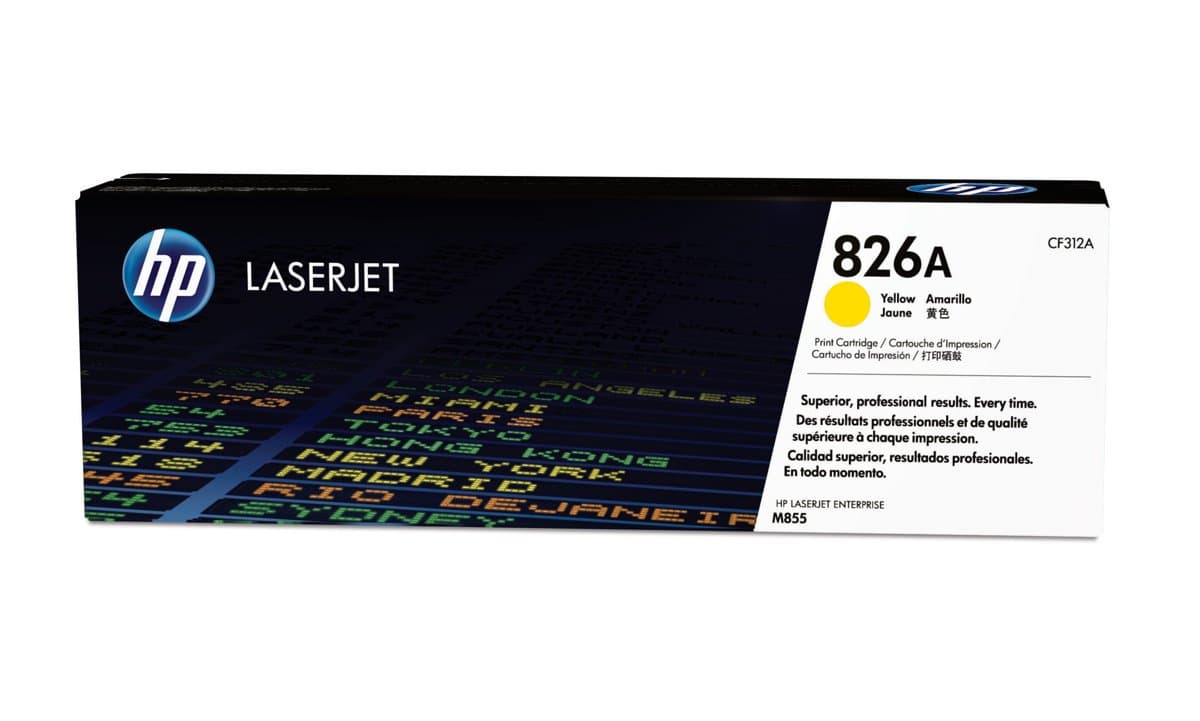 HP 826A Yellow Original LaserJet Toner Cartridge, 31500 Pages
