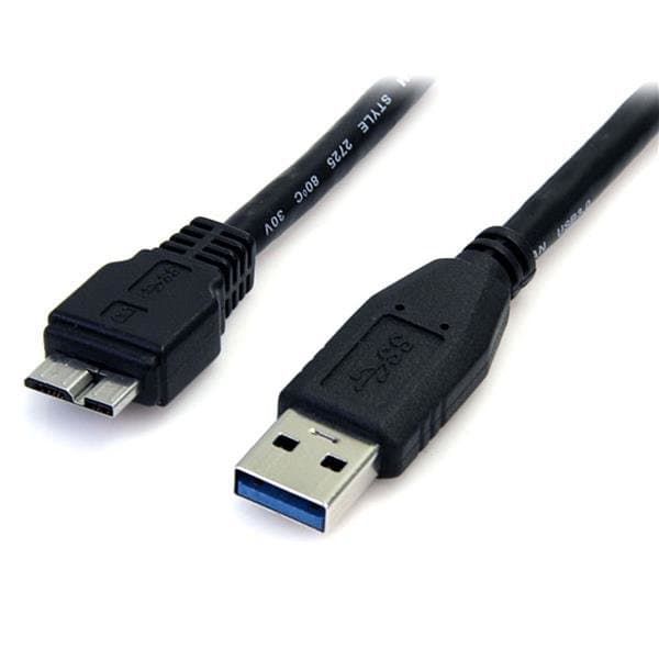 StarTech USB3AUB50CMB, USB 3.0 Micro B Cable, 1.5 ft, 5 Gbps