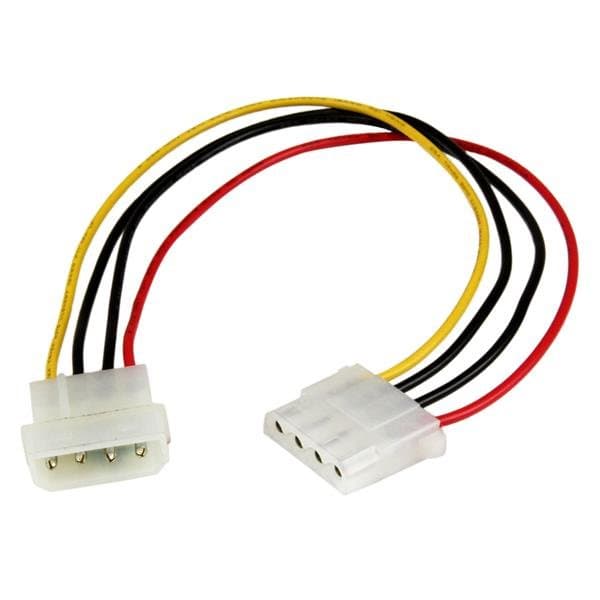 StarTech 12" LP4 Power Extension Cable, Molex 4-pin, M/F