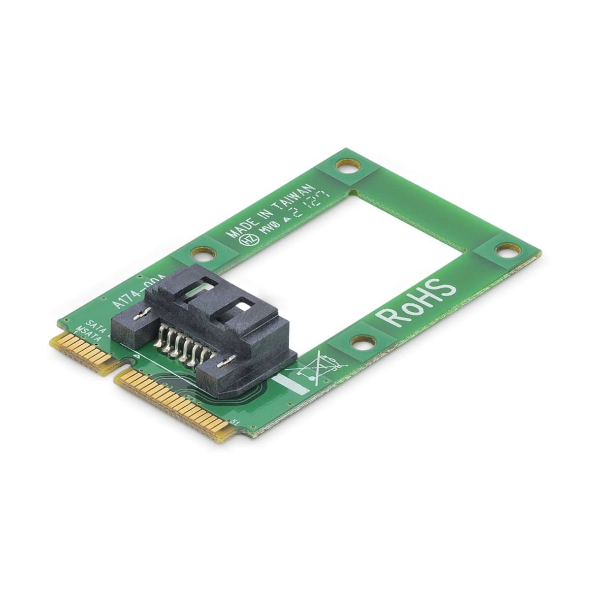 StarTech mSATA to SATA Adapter, 2.5 in & 3.5 in, 6 Gbit/s