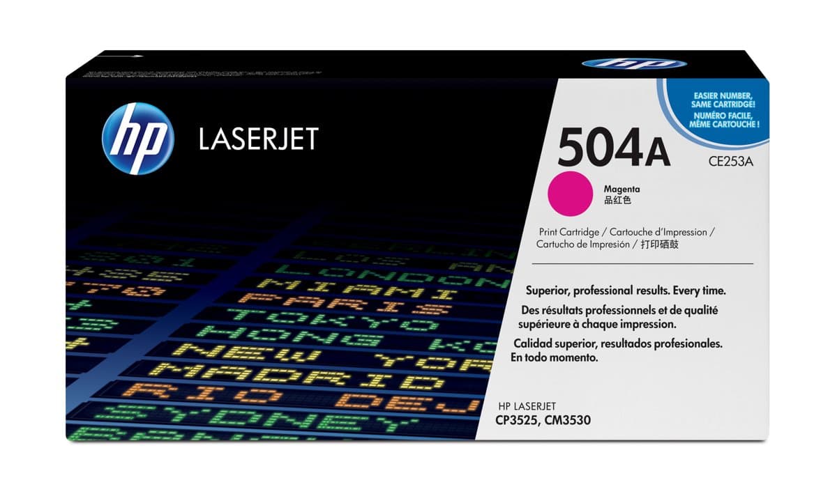 HP Magenta Cartridge For Cp3525/Cm3530 MFP