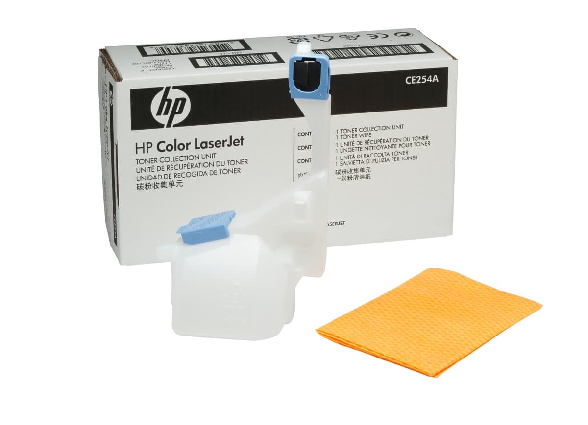 HP CE254A Color LaserJet Toner Collection Unit, For CP3525, 1-pack