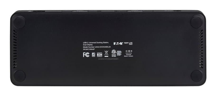 Eaton USB-C Univ Dock Dual Display 4K HDMI DP Gbe 100W Pd Charging