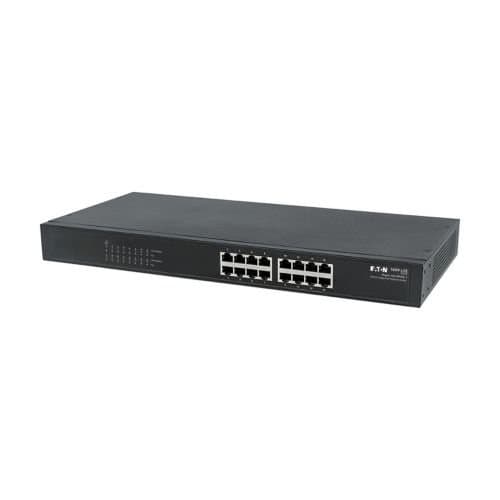 Eaton 16-Port 10/100/1000 Mbps Gbe Unmanaged Switch PoE+ 220W Metal 1U