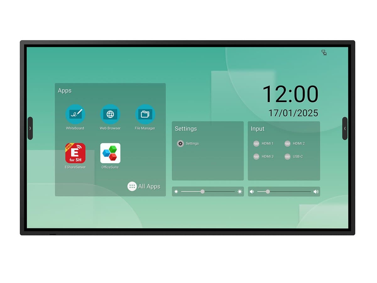 Sharp LM551, 55" 4K Interactive Flat Panel, 500cd/m², LED, Wi-Fi