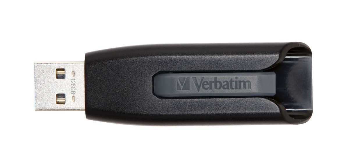 Verbatim 128GB Flash Drive USB 3.0 Store N Go V3 Retractable 49189