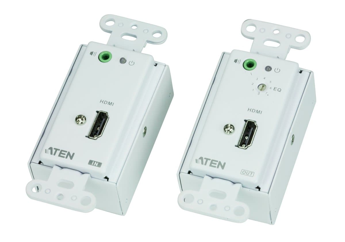 ATEN VE806 HDMI Over Cat 5e Wall Plate, 1920×1080, 60m, 2.9W