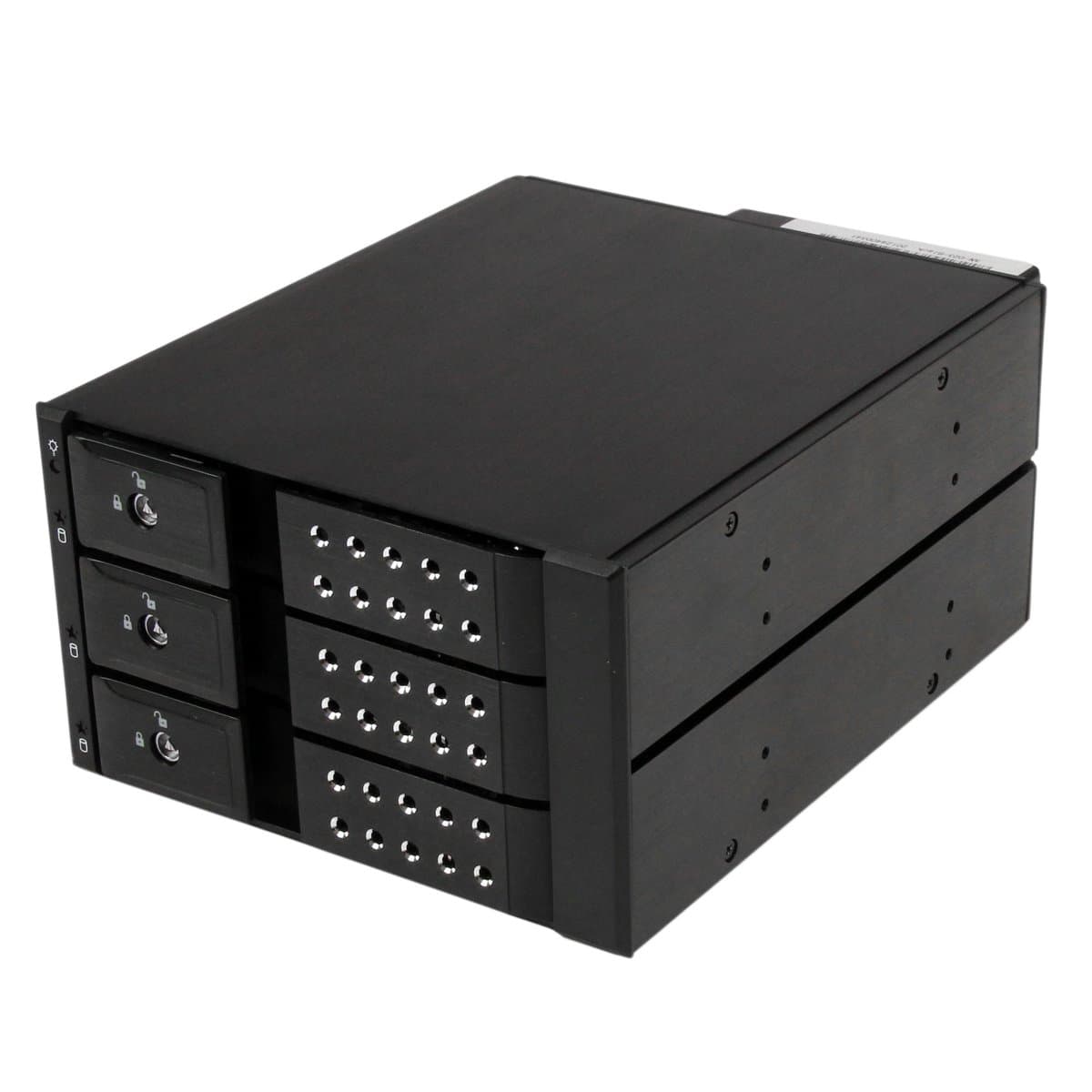 StarTech 3-Bay, Hard Drive Rack, 3.5in, SATA/SAS, Hot Swap