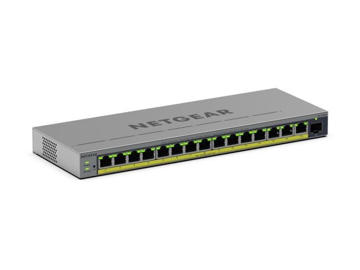 Netgear GS116EP, 16-Port Gigabit Managed Switch, 1 SFP, PoE+