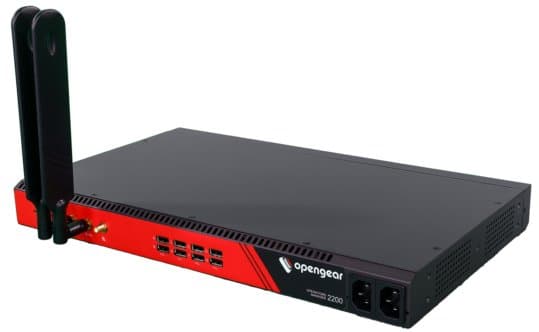 Opengear OM2224-24E, 24-Port Serial, 24-Port 1GBE Switch, 10GBE SFP, 64GB SSD