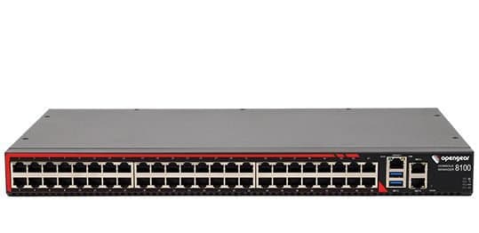 Opengear CM8148, 48-Port Serial Console, Dual 1GbE, Docker, 5G Options