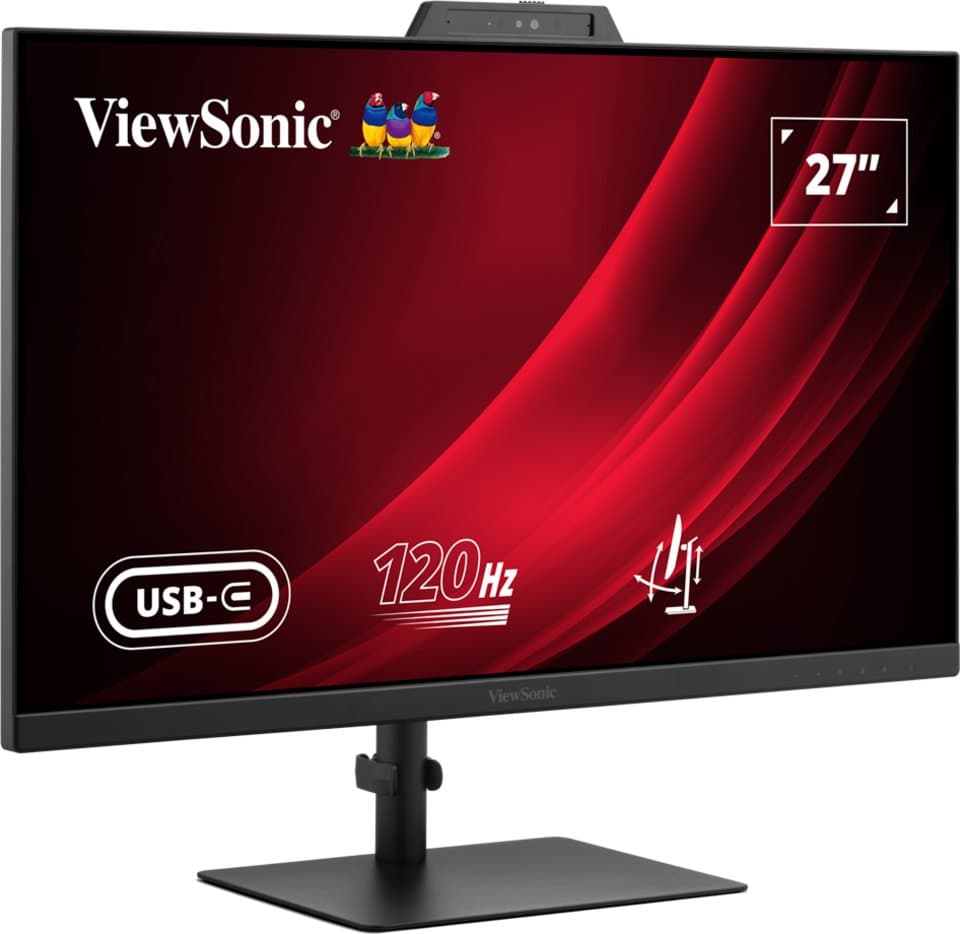 Viewsonic VG2741V, 27in Video Conferencing Monitor, 1080p, USB-C