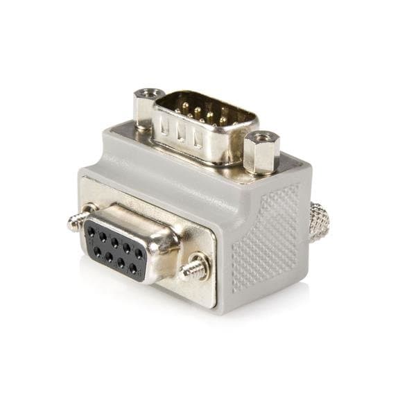 StarTech DB9 Serial Adapter, Right Angle, Male/Female, RS232