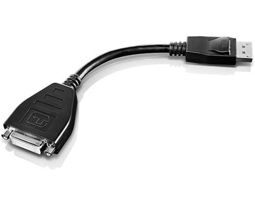 Lenovo DisplayPort to Single-Link DVI-D Monitor Adapter, 0.2m