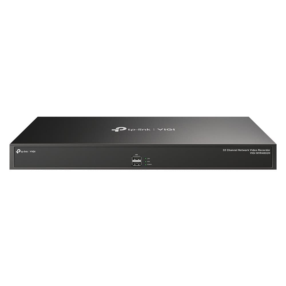 TP-Link VIGI 32-Channel NVR, 4K, 10 TB Storage, Dual HDMI/VGA Output