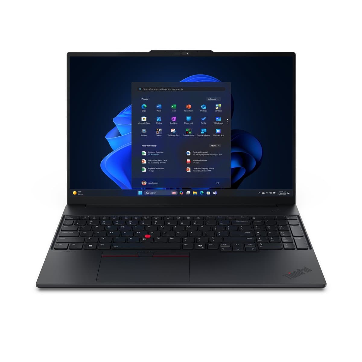 Lenovo ThinkPad E16 Gen 3, 16" WUXGA Touch, Core Ultra 5-225U, 16GB DDR5, 512GB SSD