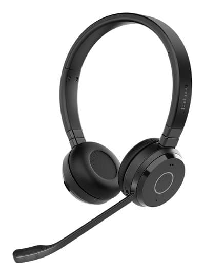 Jabra Evolve 65 TE, Wireless Headset, UC-Certified, 30m Range, 16h Battery