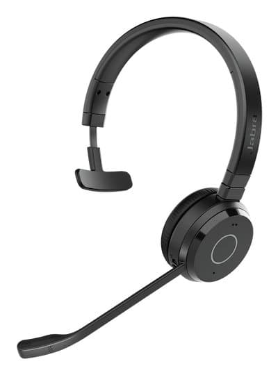 Jabra Evolve 65 TE, Wireless Headset, Bluetooth, 30m Range, 16h Battery