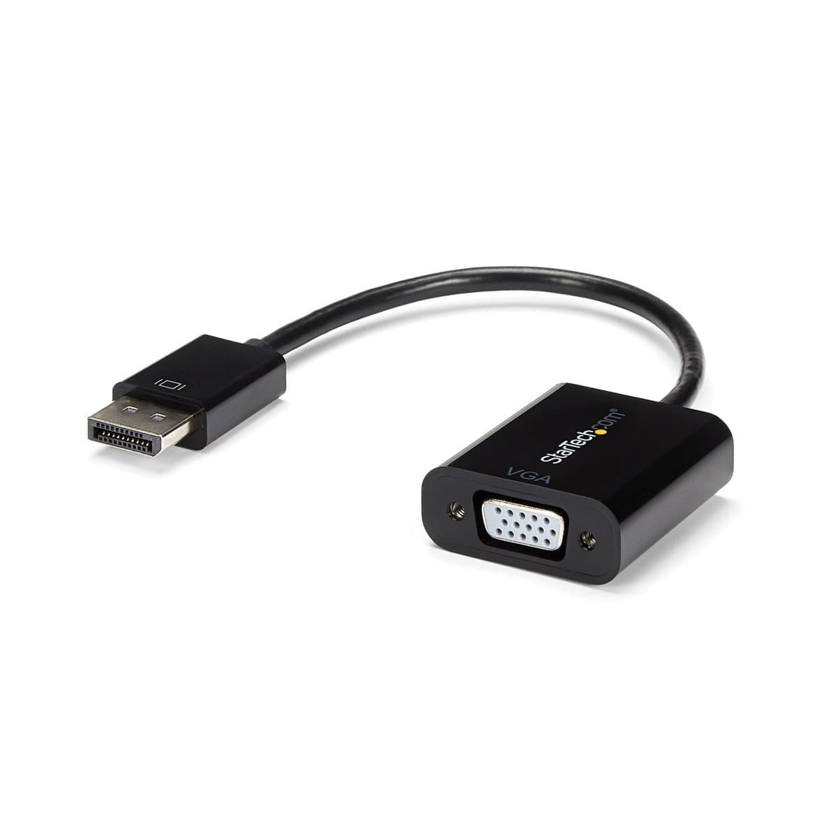 StarTech DisplayPort to VGA Adapter Dongle, Active, DP 1.2, 1080p, 10cm